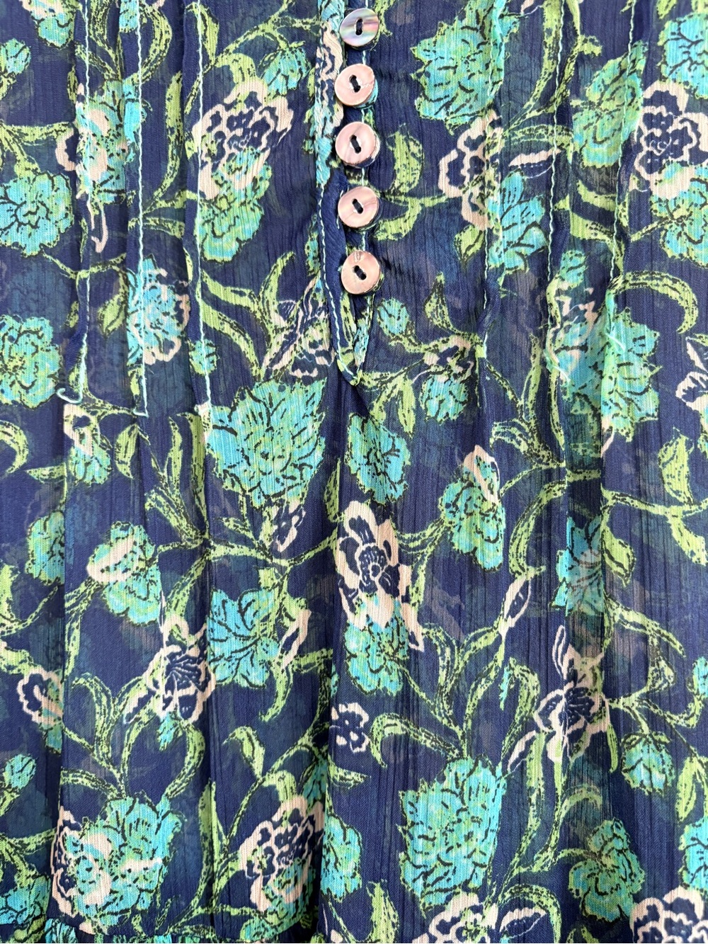 Free People See Through It Floral Maxi Dress - Picture 11 of 13